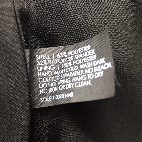 CLUB MONACO SEXY CRISS CROSS BACK BACK BLACK PENCIL SHEATH DRESS - Picture 7 of 9